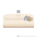 PGA PG-WLB50C01TAJ USB Type-C 直挿しモバイルバッテリー 5,000mAh トムとジェリー