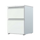 AQUA AQF-DFA15R(W) ファン式冷凍庫 2ドア 引き出しタイプ 145L サテンホワイト