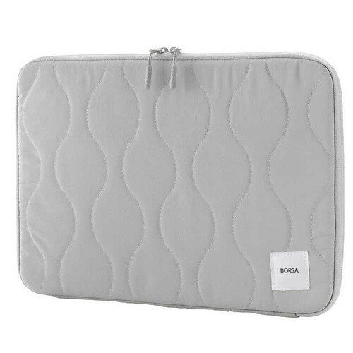 エレコム パソコンケース 14インチ オニオンステッチ キルティング PCバッグ 衝撃吸収) ダブルファスナ..