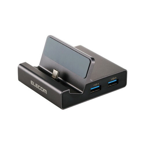 エレコム DST-P060BPGY USB Type-C ドッキングステーション 6in1 USB-C／4K対応 HDMI／SDカード グレー