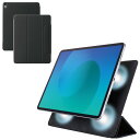 エレコム TB-A25XWVPF2BK iPad Air ケース 13インチ ( M3/M2 ) マグネット着脱フラップ カバー ブラック