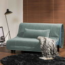 フランスベッド MOVEin′terior ソファベッド ワーモIII セミダブル 幅120cm ブルー