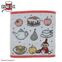 丸眞 ムーミン 「リトルミイとお茶会」 ミニタオル 約25×25cm オーガニックコットン 1405043100