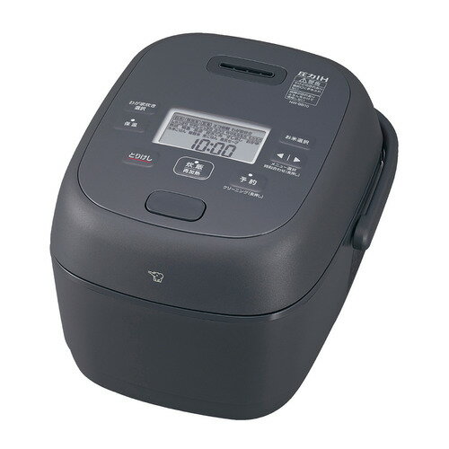 象印マホービン NW-BB10-BA 圧力IH炊飯ジャー 豪熱大火力 鉄器コート黒まる厚釜 5.5合炊き スレートブラック