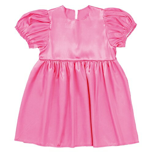 アーテック ソフトサテンパフスリーブワンピース ピンク 18338