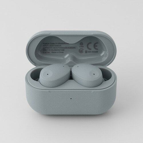 final FI-ZE03DPLTWSG 完全ワイヤレスイヤホン ノイズキャンセリング搭載 Bluetooth対応 スカイグレイのサムネイル