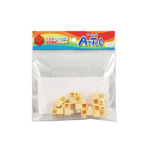 アーテック Artecブロック ハーフA 8P ペールオレンジ 77763