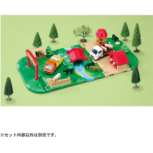 タカラトミー トミカ トミカ＆タウン にぎやか牧場セット