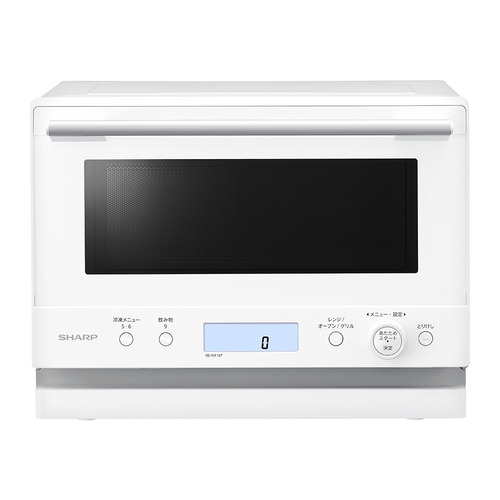 シャープ REWF187 オーブンレンジ らくチン！センサー搭載 お手入れ自動メニュー 18L ホワイト 2026年モデル発売日：2026年8月20日●コンパクトサイズながら　メニュー充実●冷凍ごはんをかしこく便利にあたため●分量設定不要でサッと作れる、らくチン1品●1皿で作って、食べて片付けもラク！　ワンディッシュメニュー●普段使いのあたためも　らくチン！(絶対湿度)センサーでカンタン！●全解凍・サックリ解凍●レンジメニューもオーブンメニューも充実●「お手入れ」自動メニュー搭載●ワイドフラット庫内●ホワイトバックライト液晶&nbsp;【仕様】容量：18L調理：自動メニュー庫内：フラット加熱方式：ヒーターメニュー数：37段数：1庫内：ワイドフラット設置条件：左右天面背面10cm以上ドアタイプ：タテ表示：ホワイトバックライトスチーム発生方式：-お手入れ：脱臭クリーンコートトースト：1〜2枚解凍：サックリ解凍センサー：絶対湿度・温度