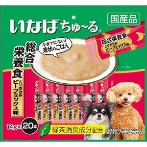 いなばペットフード DS−122　 ちゅーる20本入り総合栄養食　とりささみ　ビーフミックス味 14g×20本