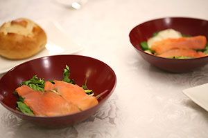 【宮内庁御用達 漆器 山田平安堂】 結婚祝い、引き出物におすすめ ペア 漆器 寿恵広 小鉢 古代朱(2個組) 縁起の良い末広型