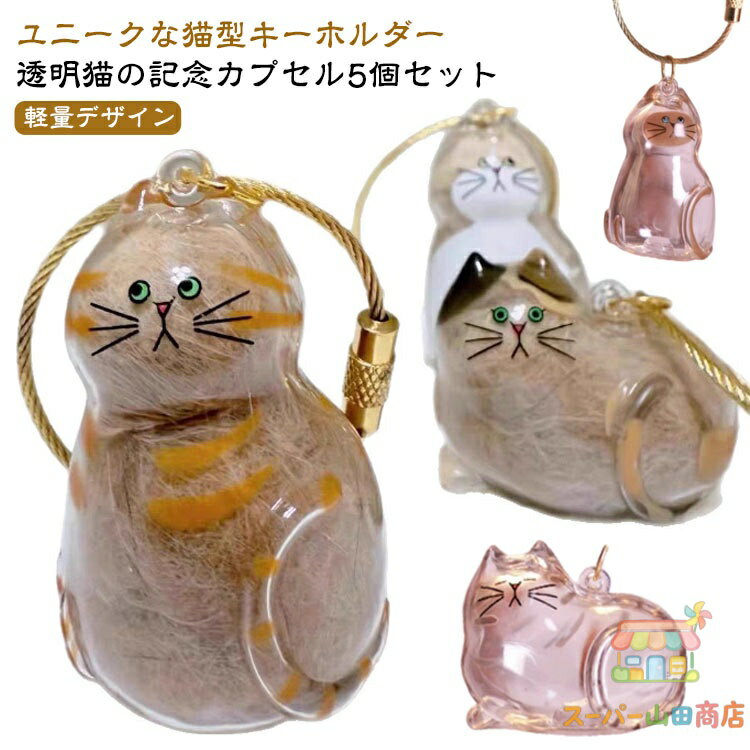 透明カプセル 【5個セット】猫の毛収納ボトル 猫毛 キーホルダー キーホルダー 【5個セット】猫の毛収納ボトル 遺毛入れ 遺毛入れ 遺毛 猫のキーホルダー 透明 ケース ネコ 猫の毛収納ボトル ペット ペット 毛を保管するボトル かわいい ペットひげ・抜け毛収納 携帯 ねこ 猫 メーカー希望小売価格はメーカーサイトに基づいて掲載しています