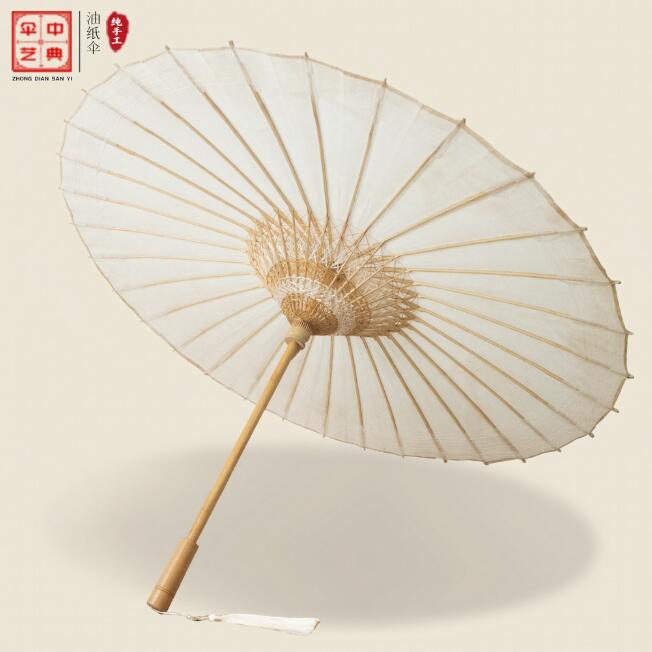 雨天使用可能　／雨傘／蛇の目傘和傘　大番傘　白　別注品