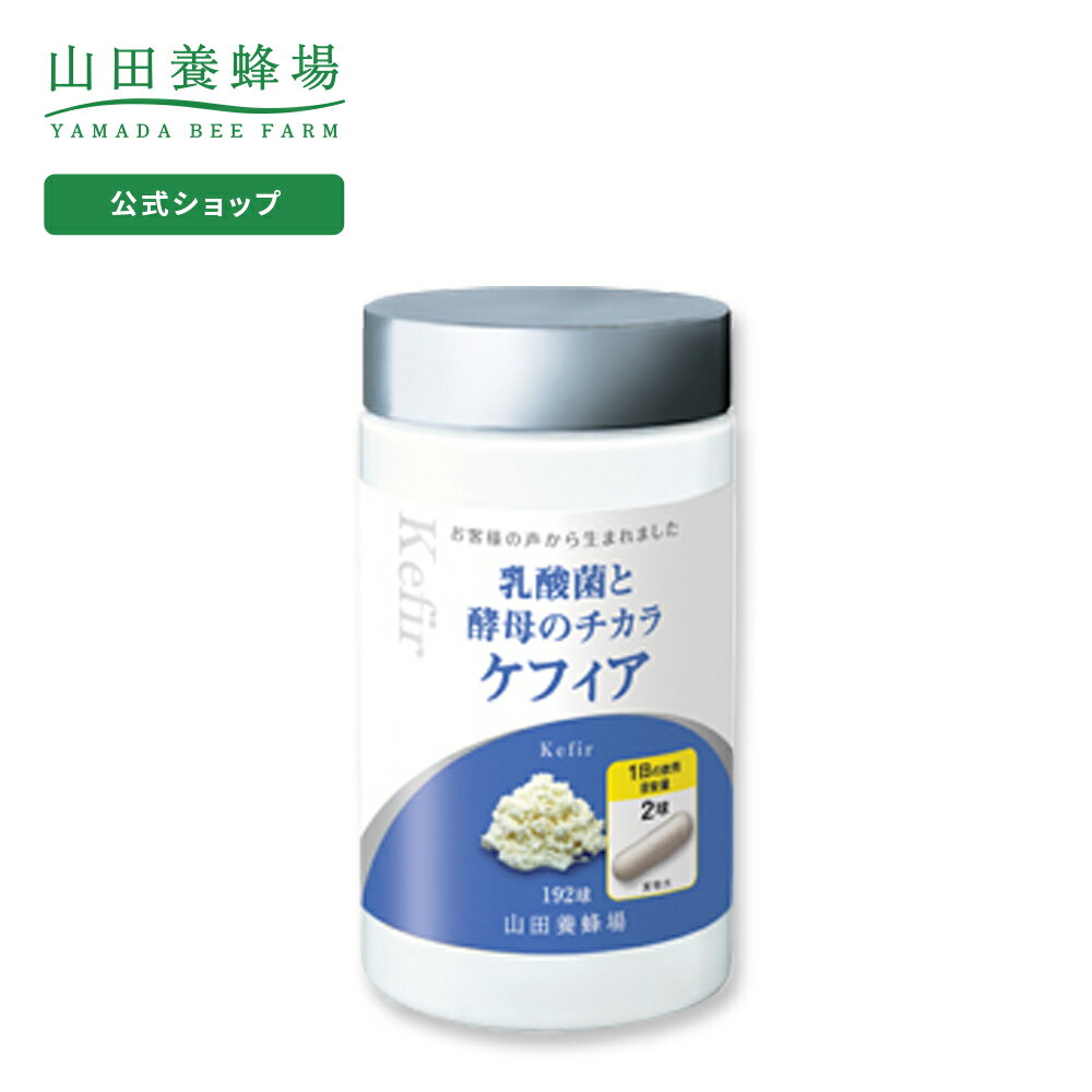 【山田養蜂場】【送料無料】乳酸菌と酵母のチカラ ケフィア 得用ボトル入/約3ヵ月分・192球入 ギフト プレゼント 健康食品 人気 健康 母の日