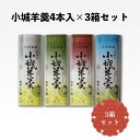 【化粧箱入】柔らかい小城羊羹4本入×3箱セット(バレンタイン ホワイトデー 父の日 母の日 誕生日 プレゼント 敬老の日 メール便 送料無料 当店オススメ 店頭...