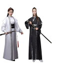 男女兼用中国古代侠客衣装 振袖メンズレディース中華唐装・漢服ステージ演出衣装 中国古代コスプレ服 学園際文化際 中華コスプレ衣装 写真撮影 団体服 男性用演出服