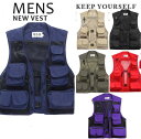 ベスト メンズ 多機能ベスト 春夏メッシュベスト 6色 お釣りベスト アウトドアベスト 作業服 カメラマン 登山 ミリタリー マルチポケット 野外撮影 カジュアルベスト 監督者 記者