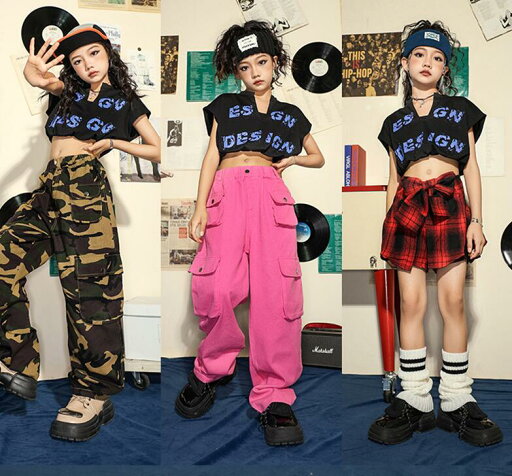 ヒップホップジャズダンス衣装 女の子ダンスウェア 半袖tシャツ+チノパン2点セット 迷彩柄パンツ チェック柄キュロットスカート 臍出しトップス チアガール キッズジャッズヒップホップダンスウェア HIPHOP 舞台演出服 団体服 発表会 チアリーディング 110-180cm ヒップホップジャズダンス衣装 女の子ダンスウェア 半袖tシャツ+チノパン2点セット 迷彩柄パンツ チェック柄キュロットスカート 臍出しトップス チアガール キッズジャッズヒップホップダンスウェア HIPHOP 舞台演出服 団体服 発表会 チアリーディング 110-180cm