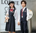 子供スーツセット 学園風 学園制服 ユニフォーム 幼児 小学生 中学生 通園通学 子供服 通学 ワイシャツ ベスト フォーマルスーツ衣装 女の子スカートセット 男の子パンツセット サロペットプリーツスカート ピアノ 発表会 学園祭 文化祭 イベント
