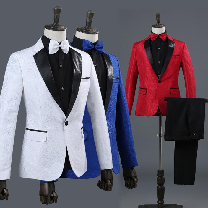 メンズ礼服スーツ上下セットアップ スーツジャケット 3色 上下セットアップ スーツ 紳士用 ヒップホップ ダンスウェア 舞台魔術師演出服 クリスマス 公演服 司会者 撮影衣装 結婚式 二次会 カラオケジャケット イベント 歌手
