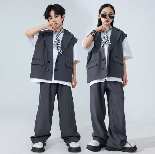 子供ジャズダンス衣装 ヒップホップジャズダンスウェア ジレベスト 半袖ワイシャツ ロングパンツ 学園祭 イベント イギリス風スーツキッズhiphopjazzダンス服 ストリート舞台演出服 キッズダンス衣装 コスチューム 女の子ステージ演出服 社交ダンス衣装 子供ジャズダンス衣装 ヒップホップジャズダンスウェア ジレベスト 半袖ワイシャツ ロングパンツ 学園祭 イベント イギリス風スーツキッズhiphopjazzダンス服 ストリート舞台演出服 キッズダンス衣装 コスチューム 女の子ステージ演出服 社交ダンス衣装