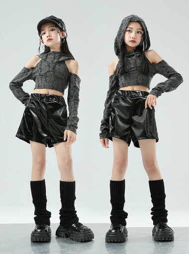 女の子ヒップホップジャズダンス衣装 チアガール フードタンクトップtシャツ ダメージ加工 PUショート丈パンツ 2点セットアップ キッズhiphopjazzダンスウェア 臍出し ステージ演出 イベント hiphopjazz舞台演出服 発表会 hiphopjazz コスチューム 女の子ヒップホップジャズダンス衣装 チアガール フードタンクトップtシャツ ダメージ加工 PUショート丈パンツ 2点セットアップ キッズhiphopjazzダンスウェア 臍出し ステージ演出 イベント hiphopjazz舞台演出服 発表会 hiphopjazz コスチューム