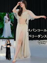 レディースベリーダンス衣装 スパンコールチュールベリーダンスウェア 上下2点セットアップ 見せパンツ付きベリーダンスウェア ベリーダンスウェア レッスン着 競技...