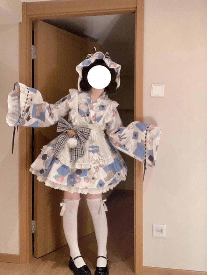 レディースロリータ ワンピース ゴスロリ＆ロリータドレス 可愛いお姫様ドレス 和...