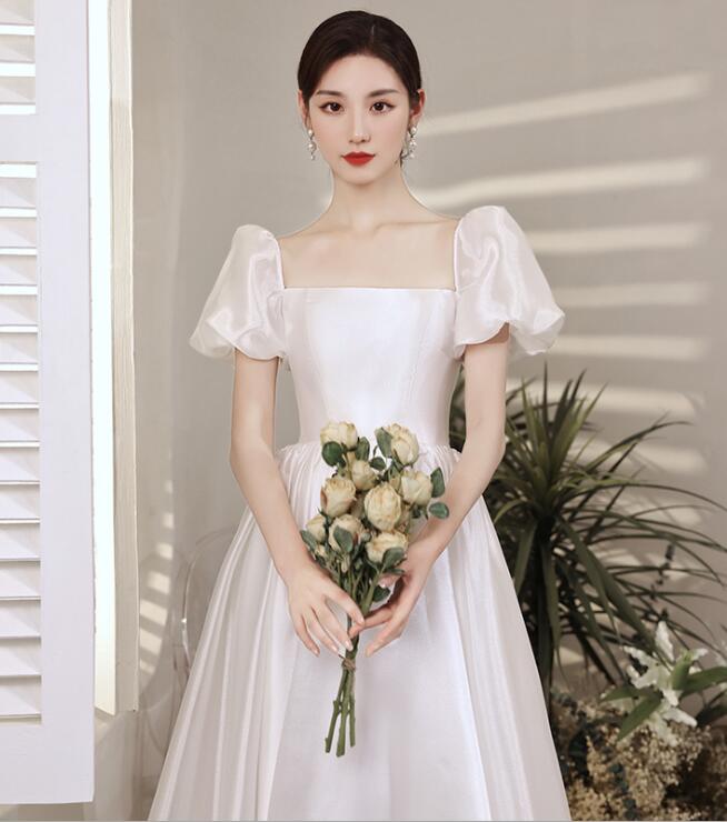 yamadasyoujiのウェディングドレス フランス風ドレス ブライズメイドドレス 花嫁ドレス ワンピース パーティードレス 姉妹ドレス 結婚式 二次会 マキシ丈ドレス ワンピース 演奏会 発表会 宴会 卒業式 成人式 披露宴 お呼ばれ フリル XS S M L XL 2XL 3XL｜アングル2