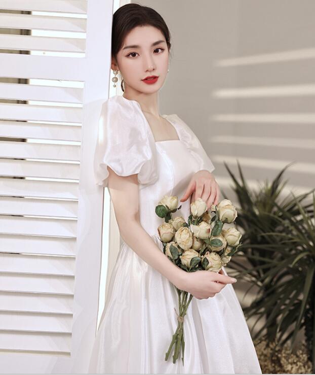 yamadasyoujiのウェディングドレス フランス風ドレス ブライズメイドドレス 花嫁ドレス ワンピース パーティードレス 姉妹ドレス 結婚式 二次会 マキシ丈ドレス ワンピース 演奏会 発表会 宴会 卒業式 成人式 披露宴 お呼ばれ フリル XS S M L XL 2XL 3XL｜アングル3