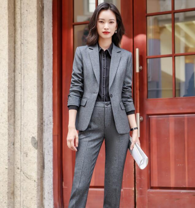 スーツセットアップ レディースビジネススーツ 無地スーツ4色 長袖 テーラードジャケット 長ズボン ロングスラックス スカートシャツ ベスト組み合わせ可能パンツスーツ入職 卒業式 女性 大人 ビジネス 通勤 フォマール スーツ スカートスーツセットS-4XL