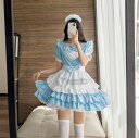 可愛いメイドコスプレ衣装 ハロウィン コスプレ衣装 メイド服 少女ドレス ロリータ コスチューム 女装 仮装 半袖 ショート丈 ワンピース 可愛い lolita ロリータファション エプロン ドレス Halloween Cosplay ウェイトレス レディース 女子 学生 萌え萌え 変装S-5XL