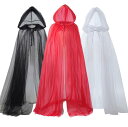 ハロウイン衣装 マント 花嫁マント 吸血鬼 鬼花嫁 ウエディングドレスマント フード付きマント ハロウィン衣装 コスプレ コスプレ衣装 ロング丈仮装 変身変装c...
