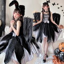 黒天使ドレス ハロウイン衣装 ショートドレス ハロウイン ワンピース コスプレ衣装 イベント文化祭 魔女 悪魔 コスプレ衣装cosplay 仮装コスチューム ハロウィン衣装 コスプレ 変身衣装 ハロウィン衣裳 DS出演衣装 コスプレ コスチューム 舞台衣装 変身仮装(3)