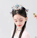 子供用髪飾り 中国風 チャイナドレス着用 アクセサリー きらきら コスプレ 中華服 コスチューム かんざし チャイナ服 パーティー中国