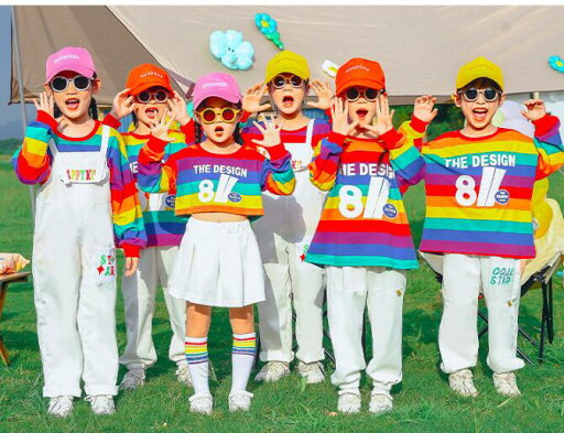 子供サロペット ダンス衣装 子供ダンス衣装 ジャッズダンス HIPHOP 春秋ダンス衣裳 セットアップ 4タイプ対応可能 舞台服 出演服 子供ダンス衣裳 団体服 発表会 チアリーディング 舞台ダンス衣装 公演服 撮影衣装 ダンス 衣装 110-180cm