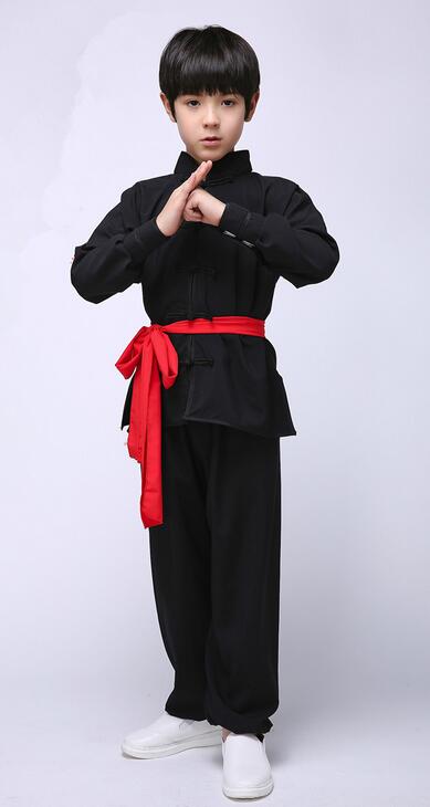 子供チャイナ風太極拳専用服　春夏秋　半袖/長袖刺繍　太極拳演出服　舞台衣装/団...