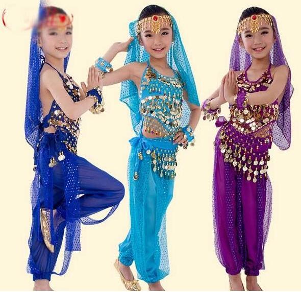 【 ベリーダンス 衣装選択可能上下セット 】キッズ　子供ダンス衣装　女の子 ベリーダンスウェア　ハロウィン コスプレアラジンジャスミン風ベリーダンス yamadasyouji-10000541 yamadasyouji サンプル画像2