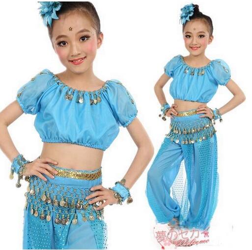 ベリーダンス 衣装 セット 社交ダンス ベリーダンス 子供/キッズ 衣装 3点セット/4点セット選べる ステージ衣装 キラキラ アラブ アラビアン衣装 女の子 ...