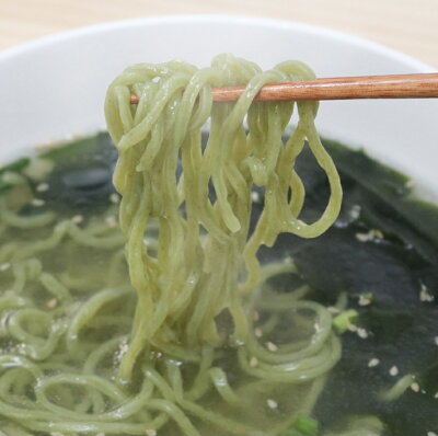 ふれあいパーク山田 送料無料 釜揚げ屋 わかめラーメン2袋セット(4人前) 冷蔵 クール便 お土産 ギフト わかめ 三陸 グルメ ラーメン 人気商品岩手県 山田町 エビ風味塩スープ 敬老の日 画像3