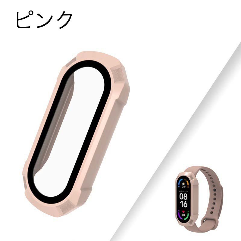 【フィルム付き】Miband7 ケース xiaomi