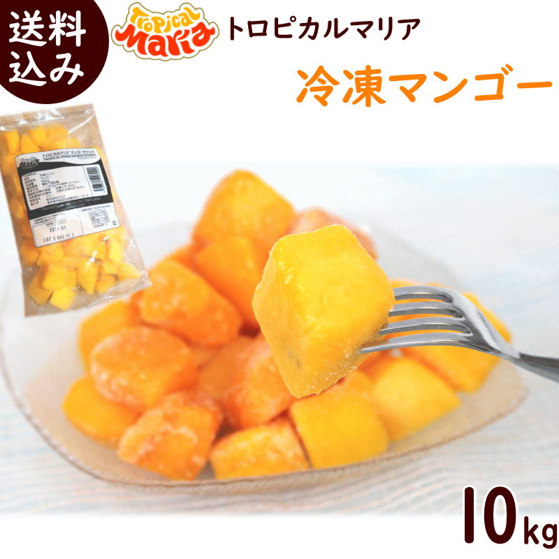 マンゴー 冷凍フルーツ 業務用 冷凍マンゴー 送料無料 冷凍マンゴー 10kg(500g×20袋) 冷凍 トロピカルマリア マンゴー スムージー ジュース アップルマンゴー まとめ買い