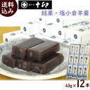 塩ようかん 送料無料 【 山形県川西町の老舗菓子店菓子司十印 銘菓 ひとくち 塩小倉羊羹 12個 】 ※43g×12個