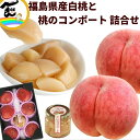 【セール中】フルーツ 詰合せ ギフト 福島県産白桃と桃のコンポート詰合せ、(白桃:秀品、5~7個、1個190g以上、桃のコンポート:250g(固形量170g))(4)