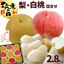 【敬老】敬老の日 プレゼント 山形県産 和梨と白桃ギフトボックス(白桃(川中島白桃、他):秀品、4個、1個あたり300g、梨(豊水):秀品、5個、1個あたり30...