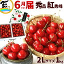 さくらんぼ 送料無料 山形県 紅秀峰 1kg(500g×2P) バラ詰 秀品 Lサイズ べにしゅうほう