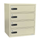 LK LOCKER LK-308-4 1列4段 4人用 ダイヤルナンバーロック EIKO 完全キーレス
