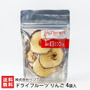 山形県産 りんごのドライフルーツ 4袋入 株式会社ベジア 国産 砂糖不使用 添加物不使用 林檎 リンゴ 紅玉 ドライアップル 常温乾燥 ノンオイル 米沢市 山形産 生産者直送 お取り寄せ ギフト プレゼント 贈り物 送料無料 父の日 お中元