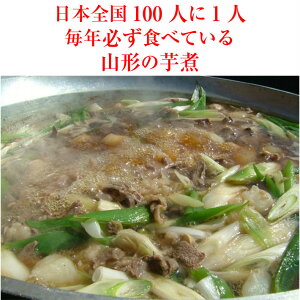 敬老の日ギフトプレゼント山形風しょうゆ味芋煮セット(4人前)【クール便】【宅配Box不可】【ラッピング不可】【送料無料】