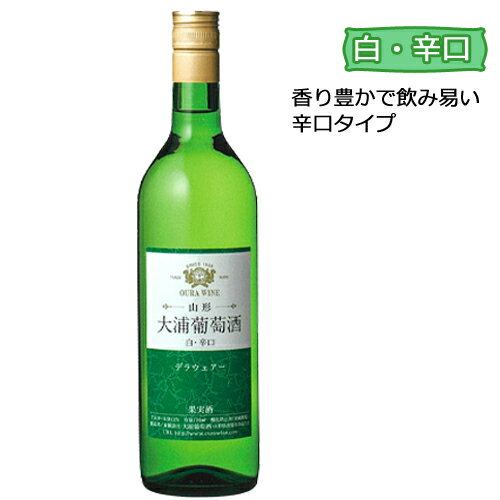 白ワイン 大浦葡萄酒 白 辛口 1800ml 南陽市GI Y